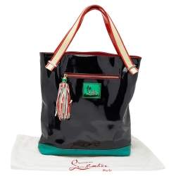 Christian Louboutin Multicolor Patent Leather Tote