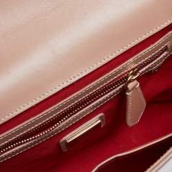 Christian Louboutin Beige Patent Leather and Leather Sweet Charity Shoulder Bag