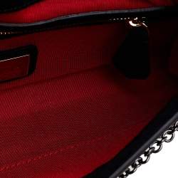 Christian Louboutin Black Patent Leather Riviera Clutch