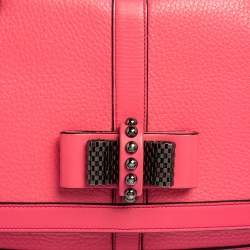 مملوكة مسبقًا حقيبة كتف كريستيان لوبوتان سويت تشاريتي جلد وردي