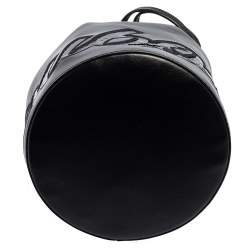 Christian Louboutin Black Leather Marie Jane Bucket Bag