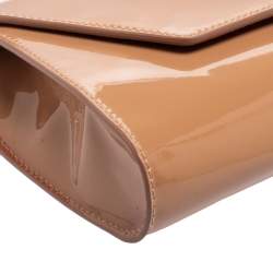Christian Louboutin Old Rose Patent Leather Vero Dodat Chain Clutch
