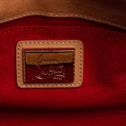 Christian Louboutin Old Rose Patent Leather Vero Dodat Chain Clutch