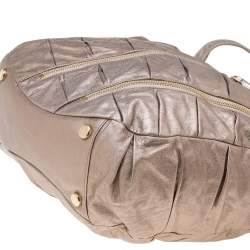 Christian Louboutin Gold Leather Tote