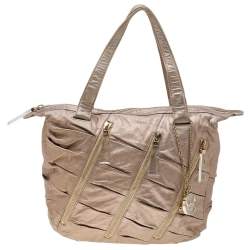 Christian Louboutin Gold Leather Tote