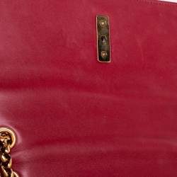Christian Louboutin Red/Black Leather Sweet Charity Shoulder Bag