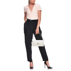 Christian Louboutin Pearl Holographic Patent Leather Vero Dodat Chain Clutch
