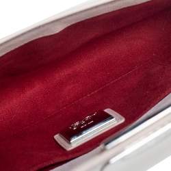 Christian Louboutin Pearl Holographic Patent Leather Vero Dodat Chain Clutch