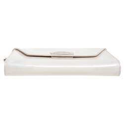 Christian Louboutin Pearl Holographic Patent Leather Vero Dodat Chain Clutch