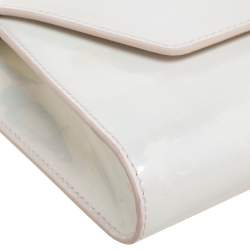 Christian Louboutin Pearl Holographic Patent Leather Vero Dodat Chain Clutch