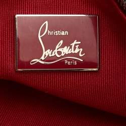 مملوكة مسبقًا حقيبة كلتش كريستيان لوبوتان ماي كيماي كريستال متعدد الألون مرصعة