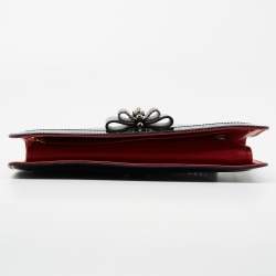 Christian Louboutin Black Patent Leather Sweet Charity Shoulder Bag