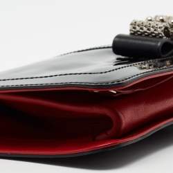 Christian Louboutin Black Patent Leather Sweet Charity Shoulder Bag
