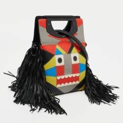 Christian Louboutin Multicolor Leather Mini Tribalou Passage Shoulder Bag