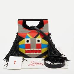 Christian Louboutin Multicolor Leather Mini Tribalou Passage Shoulder Bag