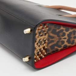 Christian Louboutin Multicolor Leather Spike Paloma Tote