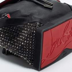 Christian Louboutin Black/Red Leather and Rubber Explorafunk Backpack