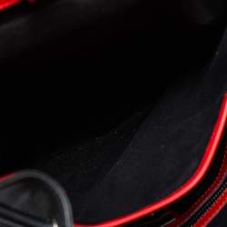 Christian Louboutin Black/Red Leather and Rubber Explorafunk Backpack
