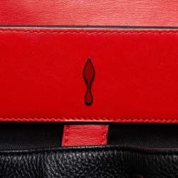 Christian Louboutin Black/Red Leather and Rubber Explorafunk Backpack