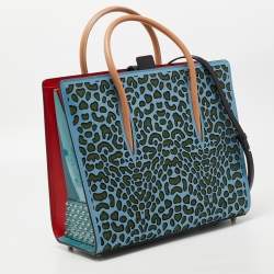 Christian Louboutin Multicolor Leather Paloma Medium Tote