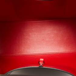 Christian Louboutin Black Embossed Patent Leather Large Cabarock Tote
