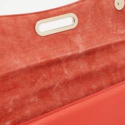 Christian Louboutin Orange Patent Leather Riviera Clutch