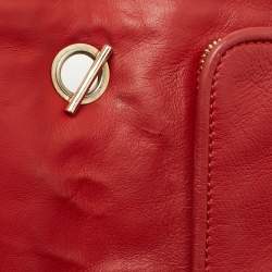 Christian Louboutin Multicolor Satin and Leather Sweet Charity Make Up Clutch Bag