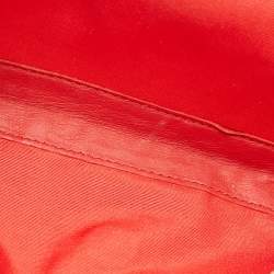 Christian Louboutin Multicolor Satin and Leather Sweet Charity Make Up Clutch Bag
