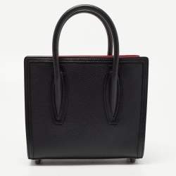 Christian Louboutin Black Leather Mini Paloma Tote