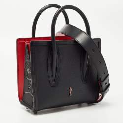 Christian Louboutin Black Leather Mini Paloma Tote