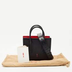 Christian Louboutin Black Leather Mini Paloma Tote