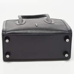 Christian Louboutin Black Leather Mini Paloma Tote