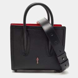 Christian Louboutin Black Leather Mini Paloma Tote