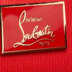 Christian Louboutin Beige Leopard Print Calfhair and Leather Loubiposh Chain Clutch