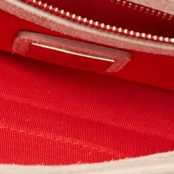 Christian Louboutin Beige Patent Leather Riviera Chain Clutch