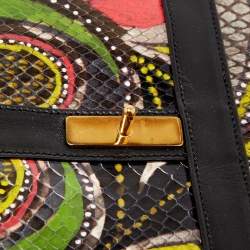 مملوكة مسبقًا حقيبة كتف كريستيان لوبوتان سويت شاريتي جلد ثلاثي اللون