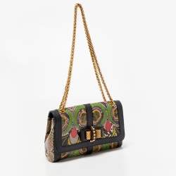 مملوكة مسبقًا حقيبة كتف كريستيان لوبوتان سويت شاريتي جلد ثلاثي اللون