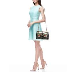 مملوكة مسبقًا حقيبة كتف كريستيان لوبوتان سويت شاريتي جلد ثلاثي اللون