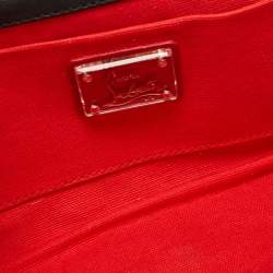 Christian Louboutin Multicolor Leather Spiral Detail Flap Clutch