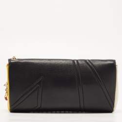 Christian Louboutin Multicolor Leather Spiral Detail Flap Clutch