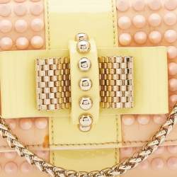 Pre Owned حقيبة كتف كريستيان لوبوتان سويت شيريتي ميني سبايكد جلد متعددة الألوان