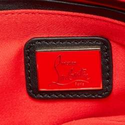 Christian Louboutin Brown/Black Leopard Print Calfhair and Leather Rougissime Crossbody Bag