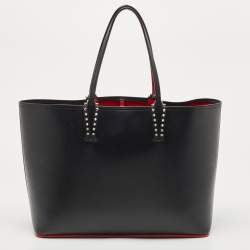 Christian Louboutin Black Paris Love Leather East-West Cabata Tote