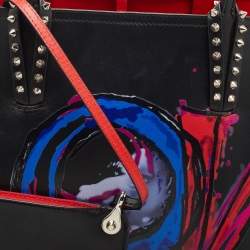Christian Louboutin Black Paris Love Leather East-West Cabata Tote
