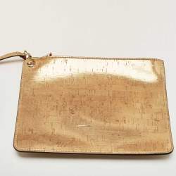 Christian Louboutin Gold Cork and Rubber East-West Cabata Tote