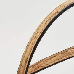 Christian Louboutin Gold Cork and Rubber East-West Cabata Tote