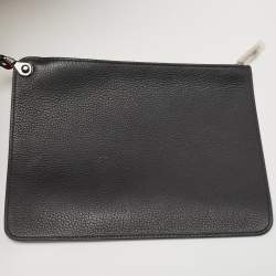 Christian Louboutin Black Leather and PVC East-West Cabata Tote