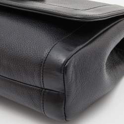 Pre Owned حقيبة كتف كريستيان لوبوتان سويت شارتي جلد رصاصية / برتقالية