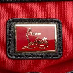 Pre Owned حقيبة كتف كريستيان لوبوتان سويت شارتي جلد رصاصية / برتقالية