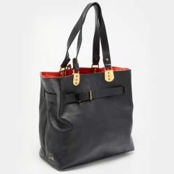 Christian Louboutin Black Leather Sybil Tote
